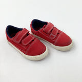 Red Canvas Shoes - Boys - Shoe Size 5