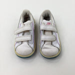 'Nike' White Trainers - Girls - Shoe Size 7
