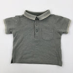 Grey Polo Shirt - Boys 3-6 Months