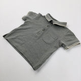 Grey Polo Shirt - Boys 3-6 Months