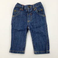 Mid Blue Denim Jeans - Boys 3-6 Months