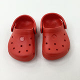 Red Clog Style Shoes - Boys/Girls - Shoe Size 4.5 - 5