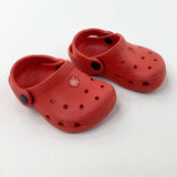 Red Clog Style Shoes - Boys/Girls - Shoe Size 4.5 - 5