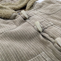 Beige Cord Duffle Coat - Boys 3-6 Months