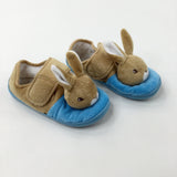 Peter Rabbit Blue Slippers - Girls - Shoe Size 12