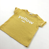 'Yellow' T-Shirt - Boys 3-6 Months