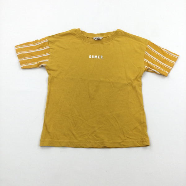 'Gamer' Yellow T-Shirt - Boys 4-5 Years