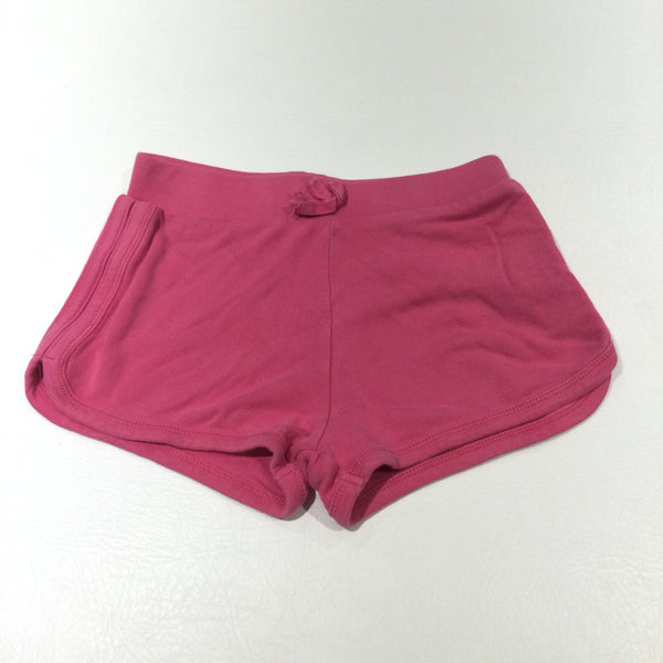 Pink Lightweight Jersey Shorts - Girls 7-8 Years