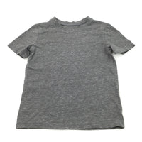 Charcoal Grey Speckled T-Shirt - Boys/Girls 4-5 Years