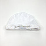 'Guess How Much I Love You' White Jersey Hat - Boys/Girls 3-6m