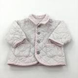 Pale Pink Quilted Lightweight Jacket - Girls 3-6 Months