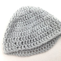 Grey Knitted Hat - Boys/Girls 3-6 Months
