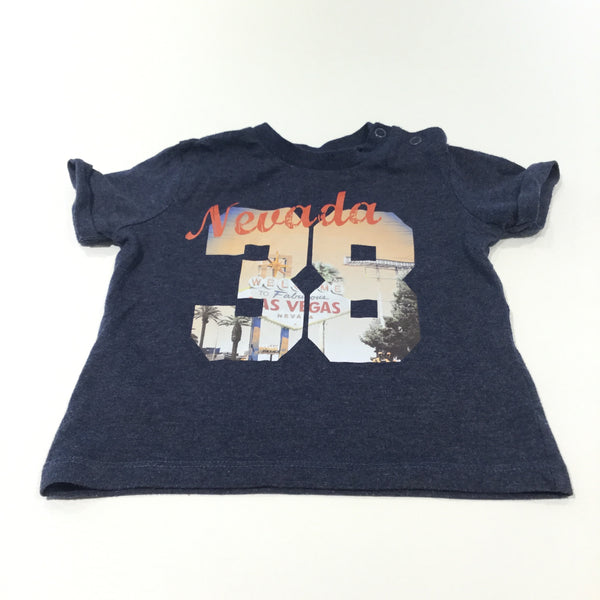 'Nevada 38' Navy T-Shirt - Boys 3-6 Months