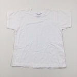 White T-Shirt - Boys 8-9 Years