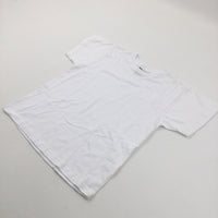 White T-Shirt - Boys 8-9 Years