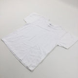 White T-Shirt - Boys 8-9 Years