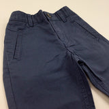 Blue Smart Trousers With Adjustable Waistband - Boys 4 Years