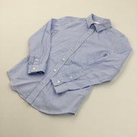 Blue Smart Long Sleeve Shirt - Boys 8-9 Years