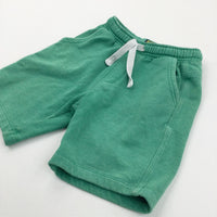 Green Jersey Shorts - Boys 6-7 Years