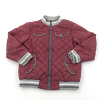 Red Quilted Jacket - Boys 6-7 Years