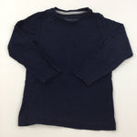 Navy Long Sleeve Top - Boys 4 Years