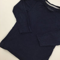 Navy Long Sleeve Top - Boys 4 Years