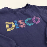 'Disco' Navy Sweatshirt - Girls 8 Years