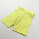 Yellow Lightweight Jersey Shorts - Girls 9-12 Months