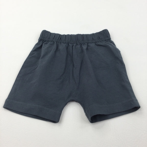 Charcoal Grey Lightweight Jersey Shorts - Boys 12-18 Months