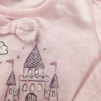 'Home Sweet Home' Pink Long Sleeve Top - Girls 0-3 Months