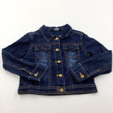 Dark Blue Lightweight Denim Jacket - Girls 4-5 Years