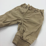 Sand Coloured Cotton Chino Trousers - Boys 0-3 Months