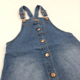 Light Blue Denim Dungaree Dress - Girls 11-12 Years