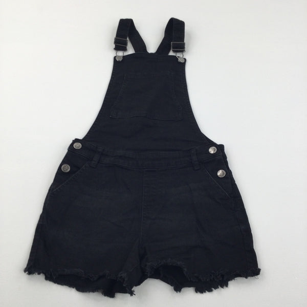 Short clearance black dungarees