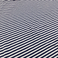 Navy & White Striped Frilly T-Shirt - Girls 9-10 Years