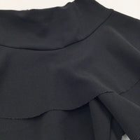 Layered Black Polyester Skirt - Girls 10-11 Years