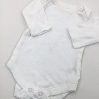 White Long Sleeve Bodysuit - Boys/Girls Newborn