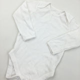 White Long Sleeve Bodysuit - Boys/Girls 9-12 Months