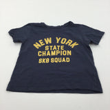 'New York State Champion' Navy T-Shirt - Boys 3-4 Years