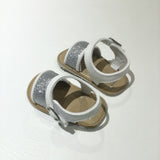 Cream & Silver Sparkly Sandals - Girls 6-9 Months