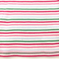 Pink, Green & Blue Stripe T-Shirt - Girls 9-12 Months