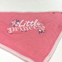'Little Princess' Pink Dribble Bib - Girls 0-3 Months