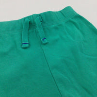 Emerald Green Lightweight Jersey Shorts - Boys 9-12 Months