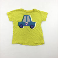 Car Yellow T-Shirt - Boys 9-12 Months