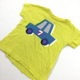 Car Yellow T-Shirt - Boys 9-12 Months