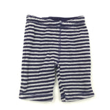 Grey & Navy Stripe Reversible Trousers - Boys Newborn