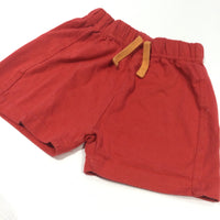 Red Lightweight Jersey Shorts - Boys 12-18 Months