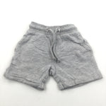 Grey Mottled Jersey Shorts - Boys 12-18 Months