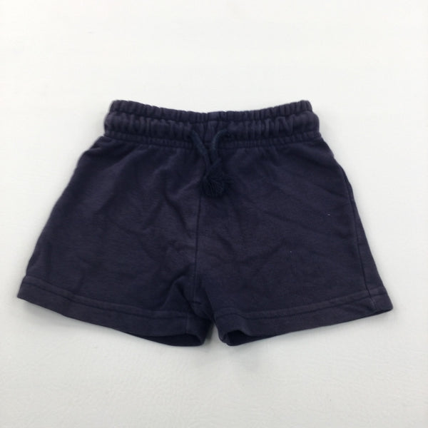 Navy Jersey Shorts - Boys 12-18 Months