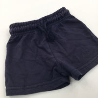 Navy Jersey Shorts - Boys 12-18 Months